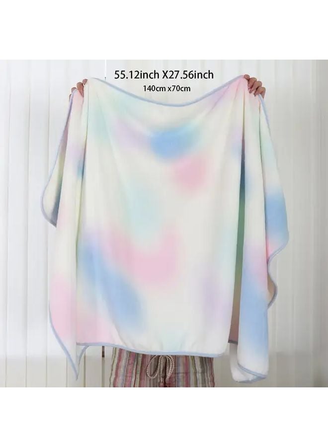 Gradient Pink Hair And Bath Towel Super Absorbent Quick Dry Lightweight Travel - Image 4